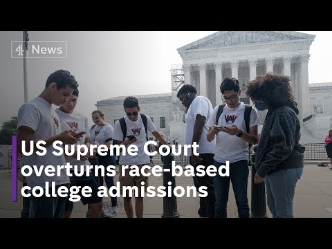 US Supreme court overturns race-based college admissions