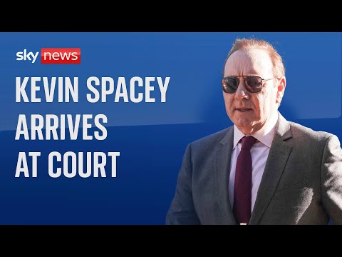 Watch live: Kevin Space arrives at the Old Bailey for trial