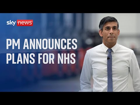 Watch live: Prime Minister Rishi Sunak announces plans to address the NHS staffing crisis