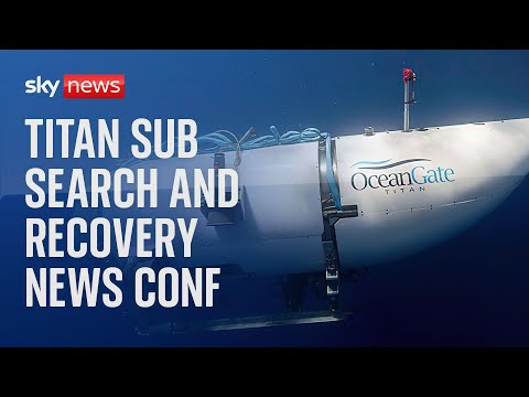 Pelagic Research Services news conference on role in Titan sub search and recovery