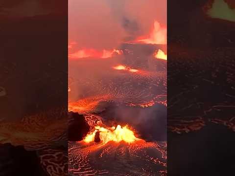 Lava spews from Hawaii’s Kilauea volcano
