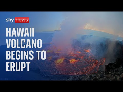 Watch live as Hawaii’s second largest volcano begins to erupt