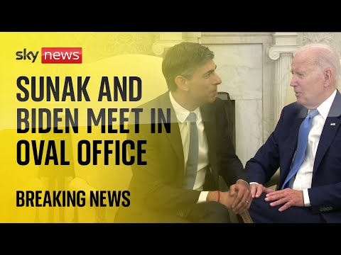 Rishi Sunak and President Biden meet in the Oval Office