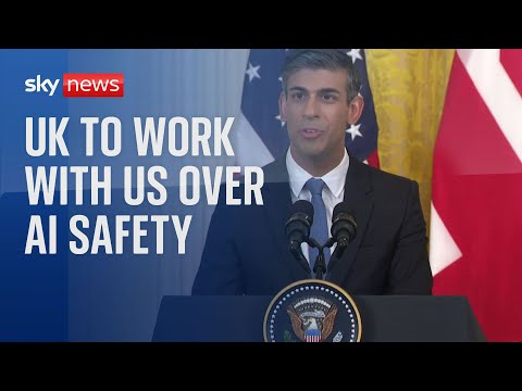 Rishi Sunak says UK will work with US over AI safety