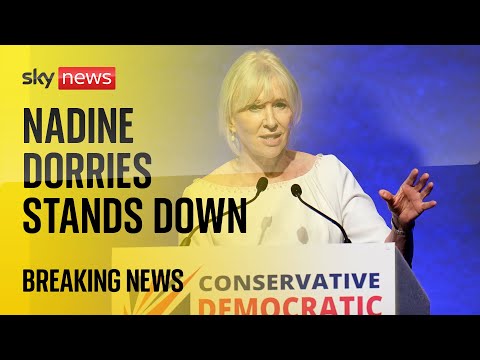 Nadine Dorries stands down as MP with ‘immediate effect’