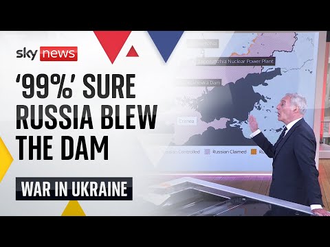 Ukraine War: ‘99% sure’ it was the Russians who blew the dam – Military analyst