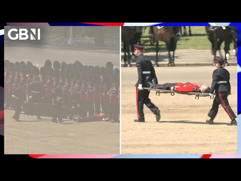 Soldiers FAINT during Prince William’s Colonel’s Review at the Horse Guards Parade