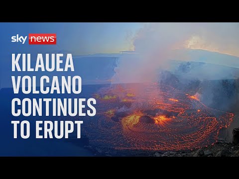 Watch live: Second largest volcano in Hawaii erupts