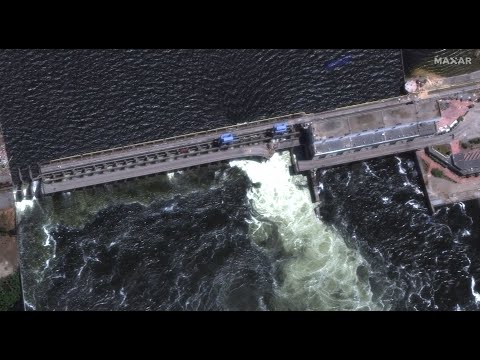 Ukraine accuses Russia of ‘war crime’ after major dam destroyed risking deadly flooding | ITV News