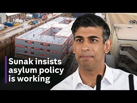 Rishi Sunak says two new barges will be used to house asylum seekers