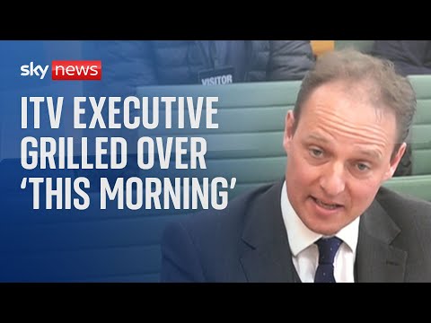 ITV Executive grilled by MP over ‘This Morning’