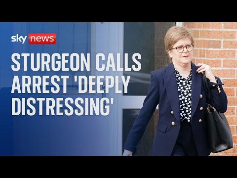 Sturgeon calls arrest ‘deeply distressing’ after release without charge