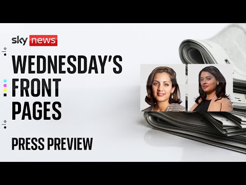 Press Preview: Wednesday’s papers