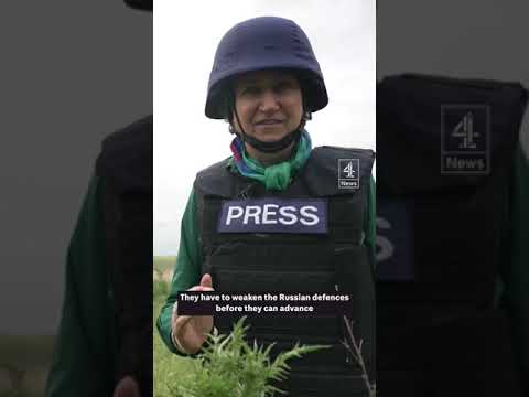 On the frontline with Ukraine’s artillery