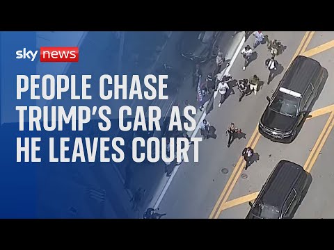 Donald Trump leaves Miami courthouse after hearing