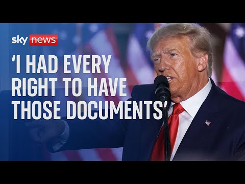 Donald Trump: ‘I had every right to have those documents’