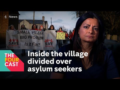 Inside the village divided over asylum seekers