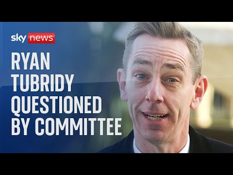 Irish TV personality Ryan Tubridy and his agent face committee of MPs