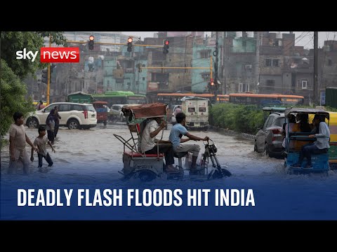 Death toll rises in northern India as heavy rainfall continues