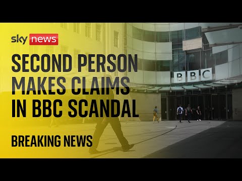Watch live: BBC presenter ‘sent abusive messages to second young person’