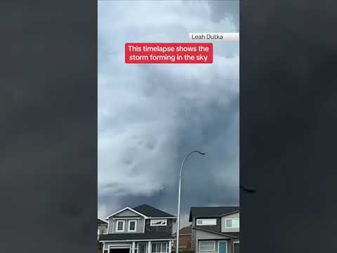 Tornado tears through Canada