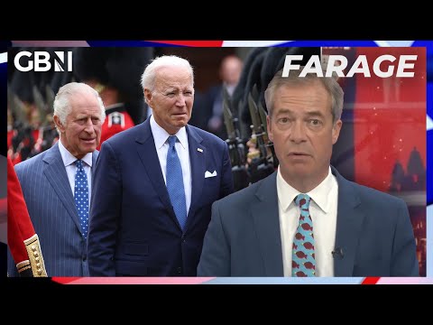 Nigel Farage slams TWISTED MEDIA for ignoring Joe Biden’s blatant disregard of King Charles