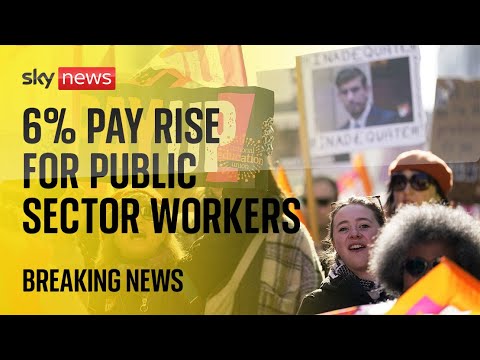 Millions of UK public sector workers to get pay rises