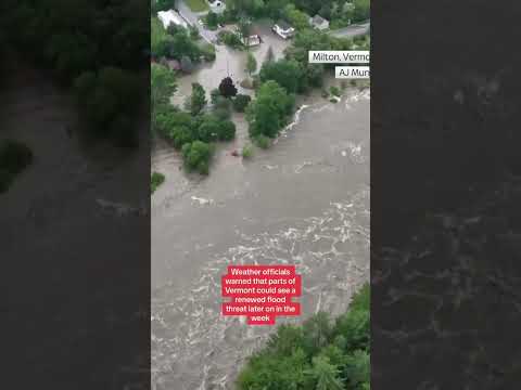 President Joe Biden declared a state of emergency in Vermont after heavy rain triggered flooding