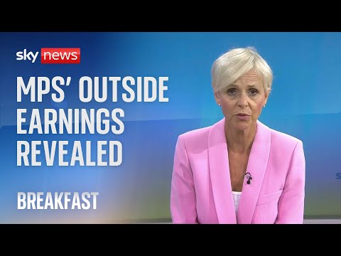 Watch Breakfast with Anna Jones: How much are MPs making from second jobs?