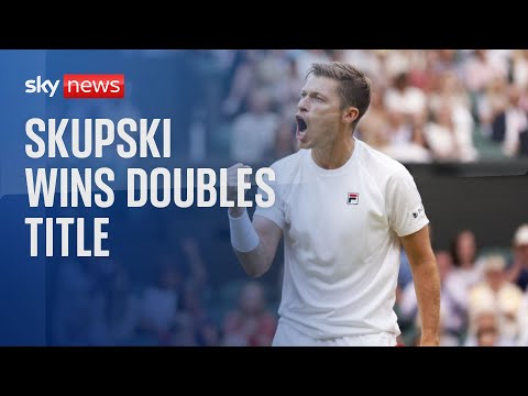 Britain’s Neal Skupski wins Wimbledon men’s doubles title