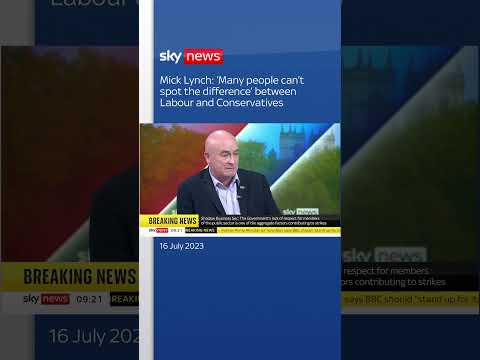 Mick Lynch: ‘Many people can’t spot the difference’ between Labour and Tories