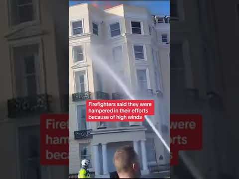 Fire breaks out at Brighton hotel