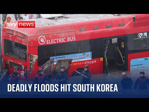 Deadly flooding and landslides hit South Korea