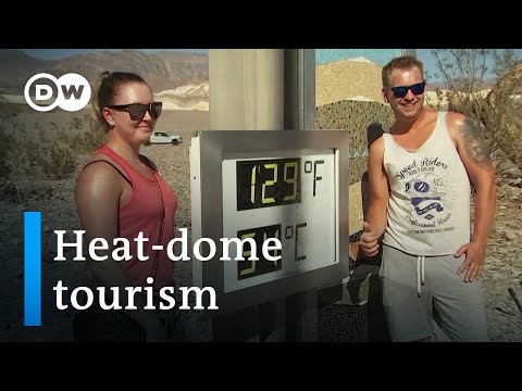 Tourists flock to Death Valley to feel hottest heat ever recorded | DW News