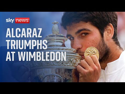 Carlos Alcaraz wins Wimbledon men’s singles final