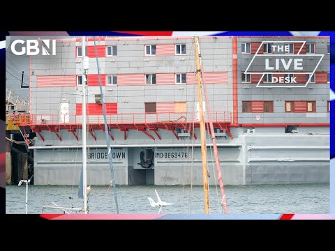 Bibby Stockholm barge leaves Falmouth and heads to Portland to house 500 asylum seekers