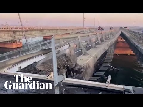 Key bridge linking occupied Crimea to Russia struck