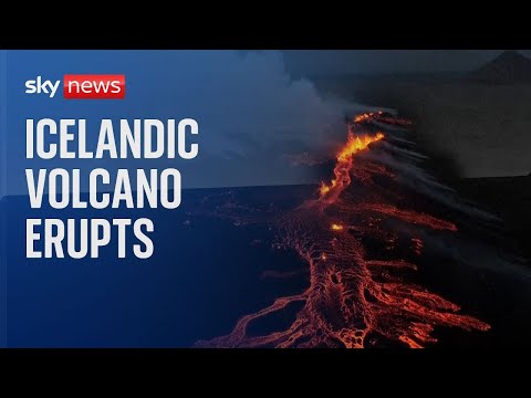 Icelandic volcano erupts near Reykjavik
