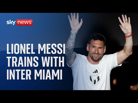 Watch live: Lionel Messi trains with Inter Miami