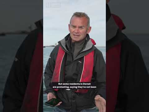 Barge to house asylum seekers arrives in UK