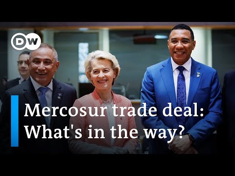 EU and Latin American Mercosur bloc struggle to reach a trade deal | DW News