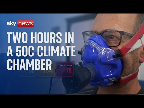 What does living in high temperatures do to the body?