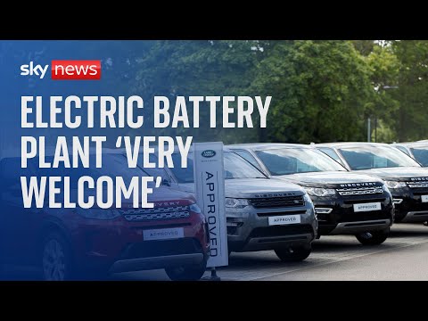 Jaguar Land Rover owner investment in electric vehicle battery plant in UK ‘very welcome’
