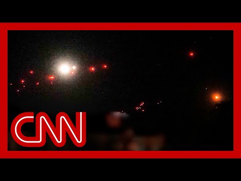 CNN team witnesses barrage of Ukrainian air defenses