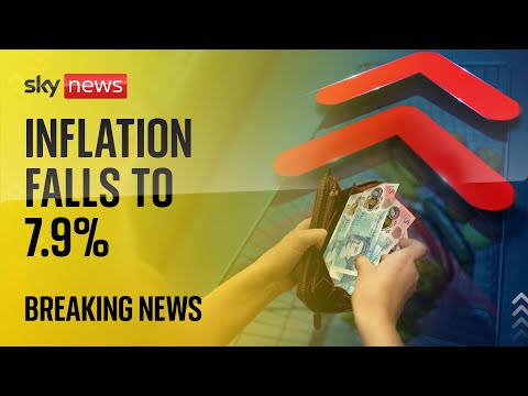 Inflation falls to 7.9% in bigger than expected drop