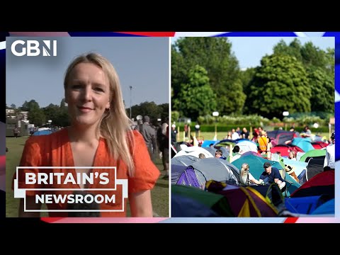 Brits queue for HOURS for chance to get into Wimbledon – ‘Is there anything MORE British?’