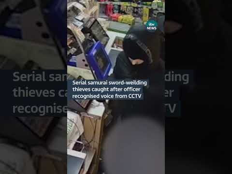 Serial samurai sword-wielding thieves caught after officer recognised voice from CCTV #leeds #news