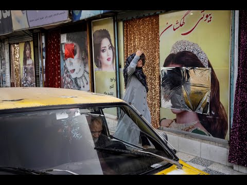 Taliban Tasers and turns hoses on Afghan women protesting beauty salon ban | ITV News