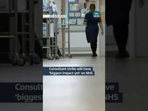 Consultant strike will have ‘biggest impact yet’ on NHS #itvnews