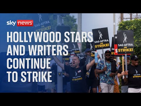 Chicago rally in support of  SAG-AFTRA actors’ and writers’ strike